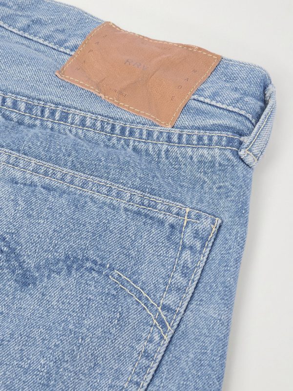 1954 Straight-Leg Cropped Distressed Jeans - CU 1954 Straight-Leg Cropped Distressed Jeans - CU