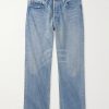 1954 Straight-Leg Cropped Distressed Jeans 1954 Straight-Leg Cropped Distressed Jeans
