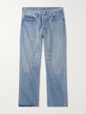 1954 Straight-Leg Cropped Distressed Jeans 1954 Straight-Leg Cropped Distressed Jeans