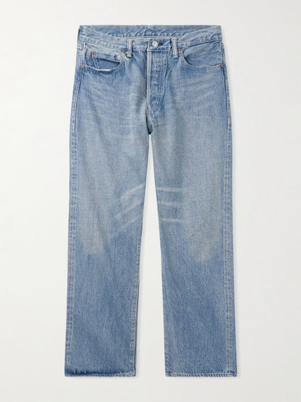 1954 Straight-Leg Cropped Distressed Jeans 1954 Straight-Leg Cropped Distressed Jeans