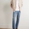 1954 Straight-Leg Cropped Distressed Jeans - OU 1954 Straight-Leg Cropped Distressed Jeans - OU