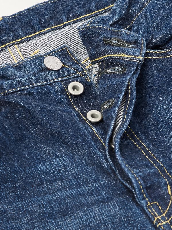 1954 Straight-Leg Cropped Distressed Jeans - E1 1954 Straight-Leg Cropped Distressed Jeans - E1