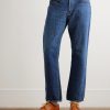 1954 Straight-Leg Cropped Distressed Jeans - FR 1954 Straight-Leg Cropped Distressed Jeans - FR
