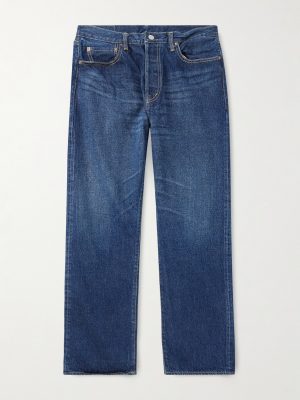 1954 Straight-Leg Cropped Distressed Jeans 1954 Straight-Leg Cropped Distressed Jeans