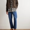 1954 Straight-Leg Cropped Distressed Jeans - OU 1954 Straight-Leg Cropped Distressed Jeans - OU
