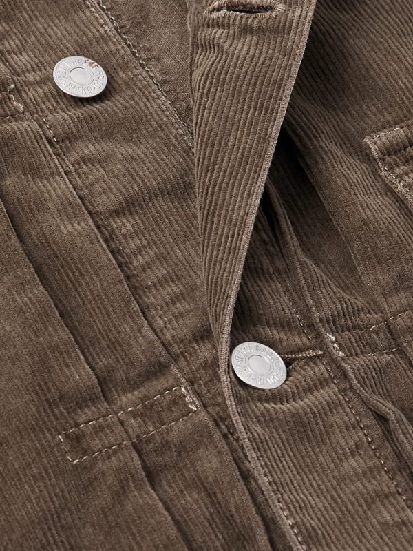 Cotton-Corduroy Trucker Jacket - CU Cotton-Corduroy Trucker Jacket - CU