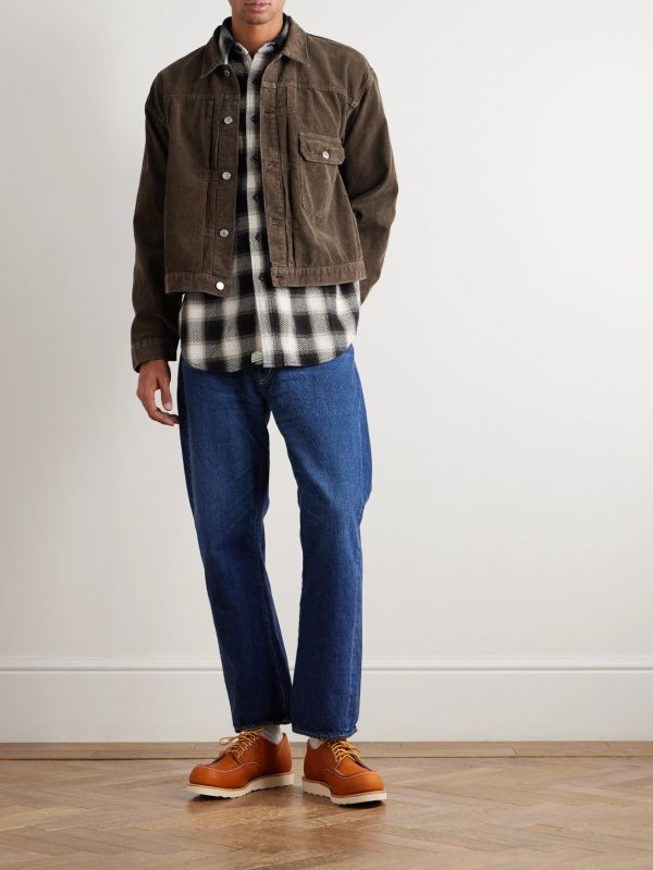 Cotton-Corduroy Trucker Jacket - OU Cotton-Corduroy Trucker Jacket - OU