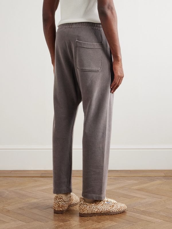 Straight-Leg Cotton-Jersey Sweatpants - BK Straight-Leg Cotton-Jersey Sweatpants - BK