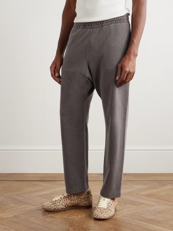 Straight-Leg Cotton-Jersey Sweatpants - FR Straight-Leg Cotton-Jersey Sweatpants - FR
