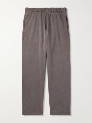 Straight-Leg Cotton-Jersey Sweatpants