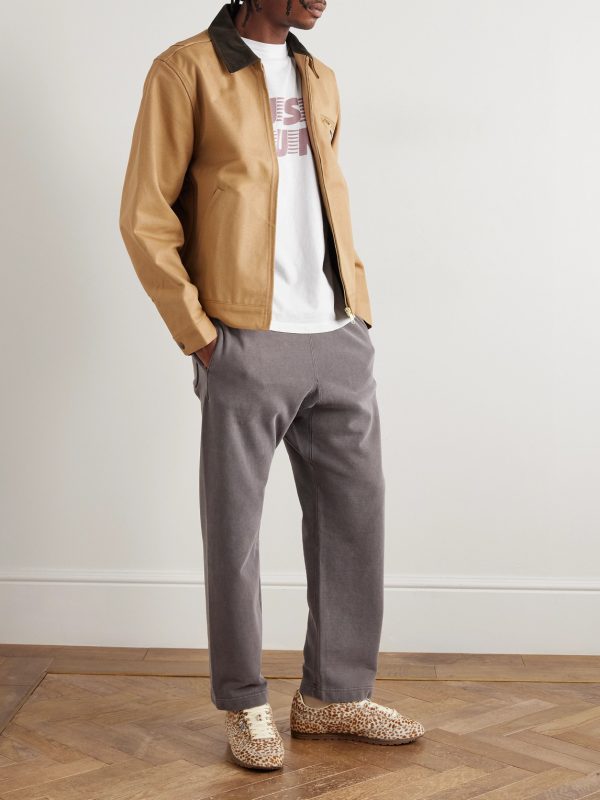Straight-Leg Cotton-Jersey Sweatpants - OU Straight-Leg Cotton-Jersey Sweatpants - OU
