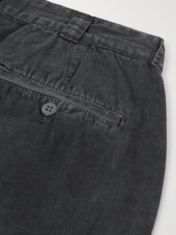 Straight-Leg Cotton-Twill Trousers - CU Straight-Leg Cotton-Twill Trousers - CU