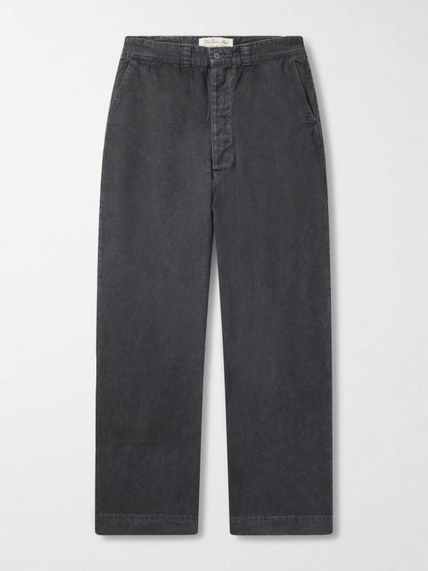 Straight-Leg Cotton-Twill Trousers Straight-Leg Cotton-Twill Trousers