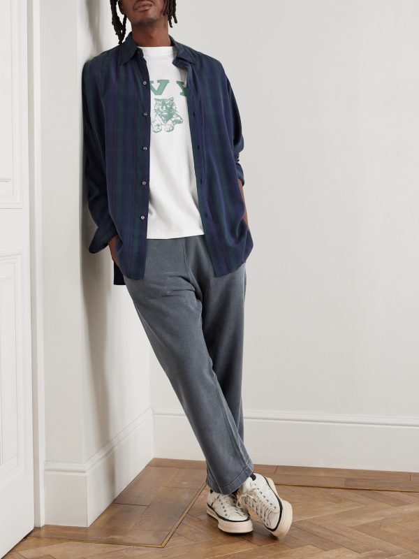 Straight-Leg Cotton-Jersey Sweatpants - OU Straight-Leg Cotton-Jersey Sweatpants - OU
