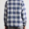Corduroy-Trimmed Checked Cotton-Flannel Shirt - BK Corduroy-Trimmed Checked Cotton-Flannel Shirt - BK