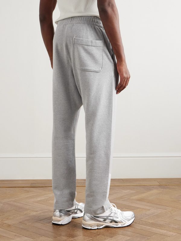 Straight-Leg Cotton-Jersey Sweatpants - BK Straight-Leg Cotton-Jersey Sweatpants - BK