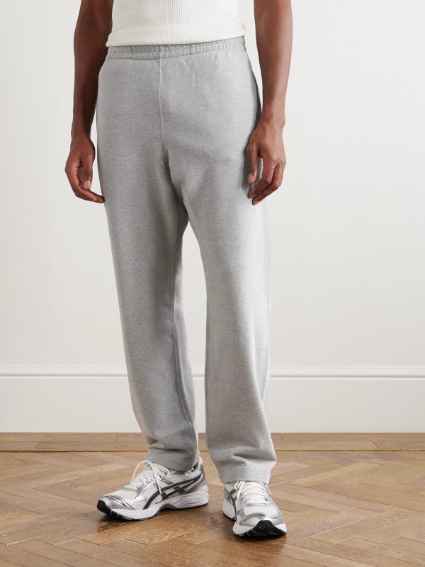 Straight-Leg Cotton-Jersey Sweatpants - FR Straight-Leg Cotton-Jersey Sweatpants - FR