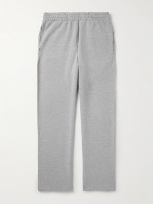 Straight-Leg Cotton-Jersey Sweatpants