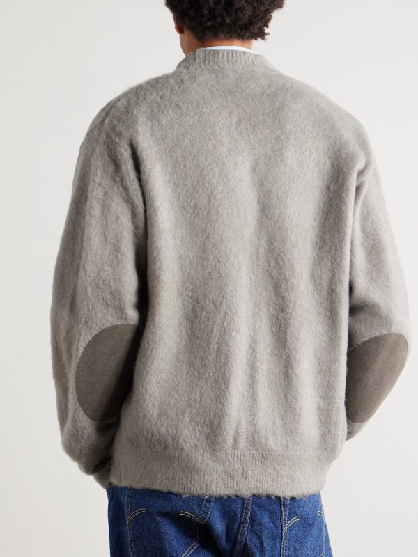 Brushed-Knit Cardigan - BK Brushed-Knit Cardigan - BK