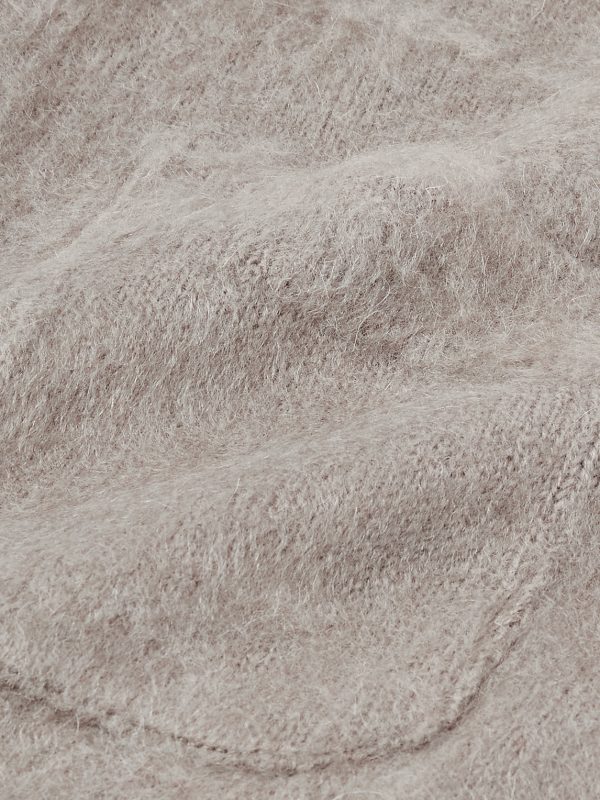 Brushed-Knit Cardigan - E1 Brushed-Knit Cardigan - E1