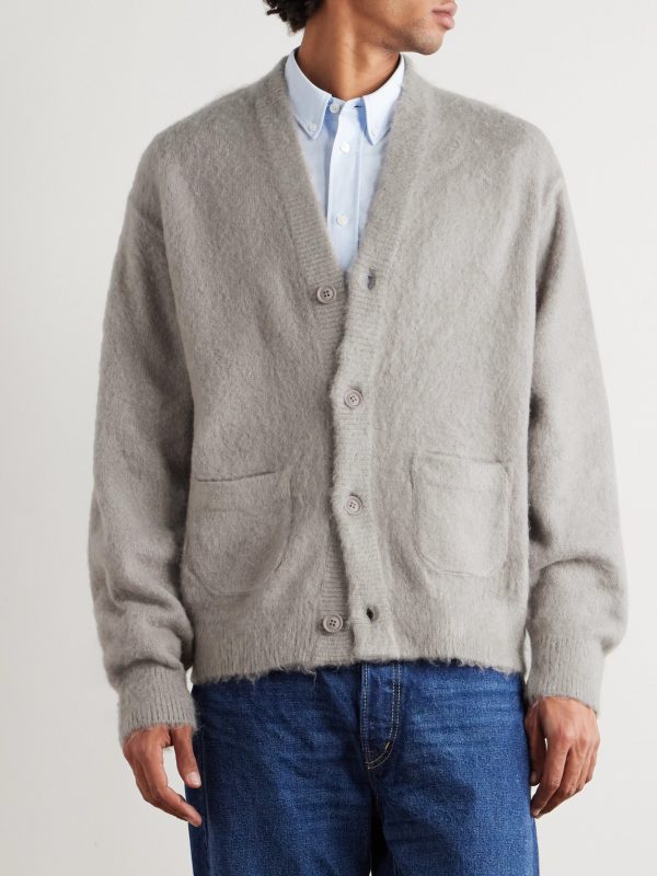 Brushed-Knit Cardigan - FR Brushed-Knit Cardigan - FR