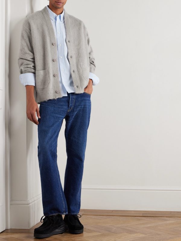 Brushed-Knit Cardigan - OU Brushed-Knit Cardigan - OU