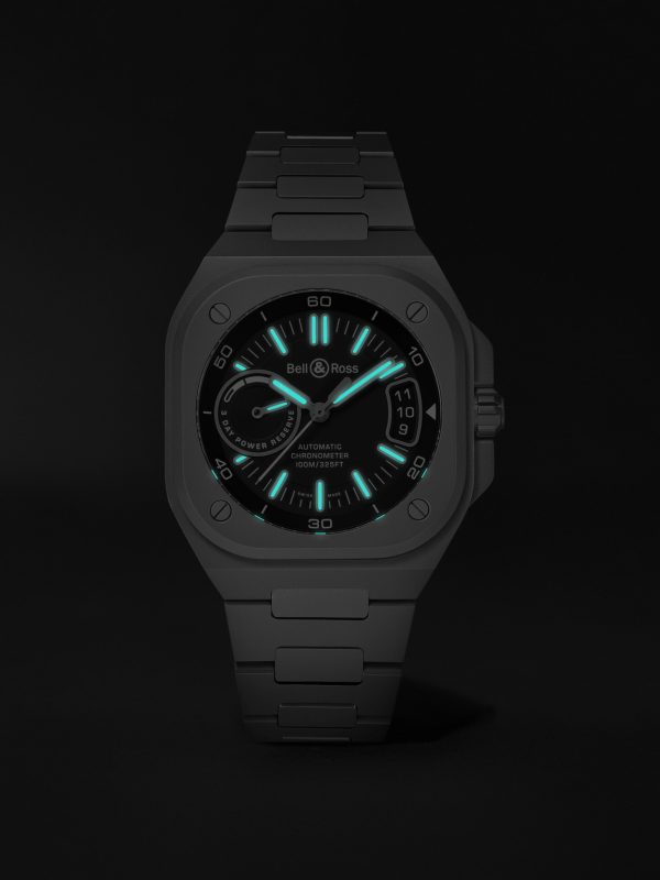 BR-X5 Automatic Chronometer 41mm Titanium Watch, Ref. No. BRX5R-BL-TI/STI - E5 BR-X5 Automatic Chronometer 41mm Titanium Watch, Ref. No. BRX5R-BL-TI/STI - E5