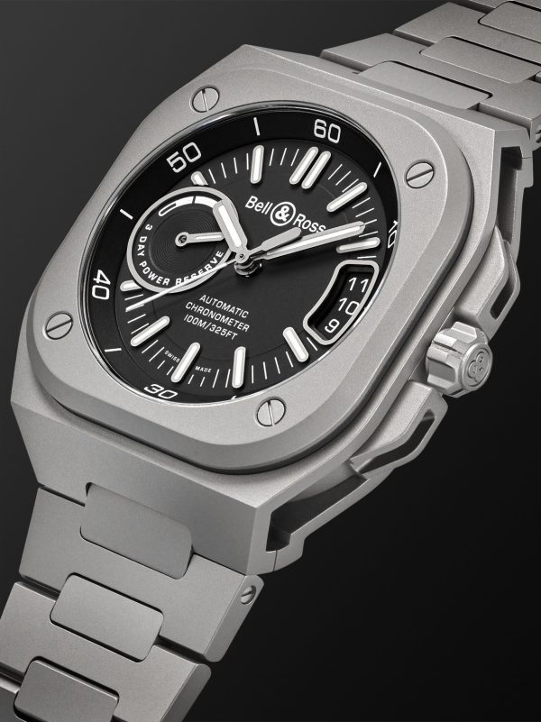 BR-X5 Automatic Chronometer 41mm Titanium Watch, Ref. No. BRX5R-BL-TI/STI - FR BR-X5 Automatic Chronometer 41mm Titanium Watch, Ref. No. BRX5R-BL-TI/STI - FR