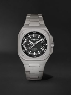 BR-X5 Automatic Chronometer 41mm Titanium Watch, Ref. No. BRX5R-BL-TI/STI