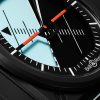 BR-03 Horizon Limited Edition Automatic 41mm Ceramic and Rubber Watch, Ref. No. BR03A-HRZ-CE/SRB - CU BR-03 Horizon Limited Edition Automatic 41mm Ceramic and Rubber Watch, Ref. No. BR03A-HRZ-CE/SRB - CU