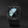 BR-03 Horizon Limited Edition Automatic 41mm Ceramic and Rubber Watch, Ref. No. BR03A-HRZ-CE/SRB BR-03 Horizon Limited Edition Automatic 41mm Ceramic and Rubber Watch, Ref. No. BR03A-HRZ-CE/SRB