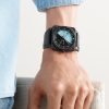 BR-03 Horizon Limited Edition Automatic 41mm Ceramic and Rubber Watch, Ref. No. BR03A-HRZ-CE/SRB - OU BR-03 Horizon Limited Edition Automatic 41mm Ceramic and Rubber Watch, Ref. No. BR03A-HRZ-CE/SRB - OU