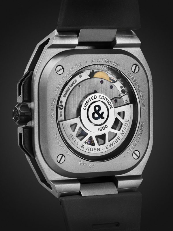 BR-X5 Racing Limited Edition Automatic Chronometer 41mm Steel and Rubber Watch, Ref. No. BRX5R-RAC-TI/SRB - BK BR-X5 Racing Limited Edition Automatic Chronometer 41mm Steel and Rubber Watch, Ref. No. BRX5R-RAC-TI/SRB - BK