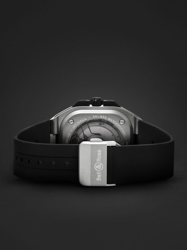 BR-X5 Racing Limited Edition Automatic Chronometer 41mm Steel and Rubber Watch, Ref. No. BRX5R-RAC-TI/SRB - E2 BR-X5 Racing Limited Edition Automatic Chronometer 41mm Steel and Rubber Watch, Ref. No. BRX5R-RAC-TI/SRB - E2