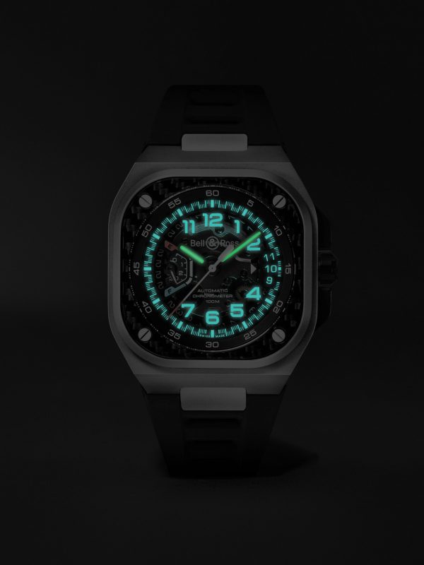 BR-X5 Racing Limited Edition Automatic Chronometer 41mm Steel and Rubber Watch, Ref. No. BRX5R-RAC-TI/SRB - E5 BR-X5 Racing Limited Edition Automatic Chronometer 41mm Steel and Rubber Watch, Ref. No. BRX5R-RAC-TI/SRB - E5