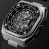 BR-X5 Racing Limited Edition Automatic Chronometer 41mm Steel and Rubber Watch, Ref. No. BRX5R-RAC-TI/SRB - FR BR-X5 Racing Limited Edition Automatic Chronometer 41mm Steel and Rubber Watch, Ref. No. BRX5R-RAC-TI/SRB - FR