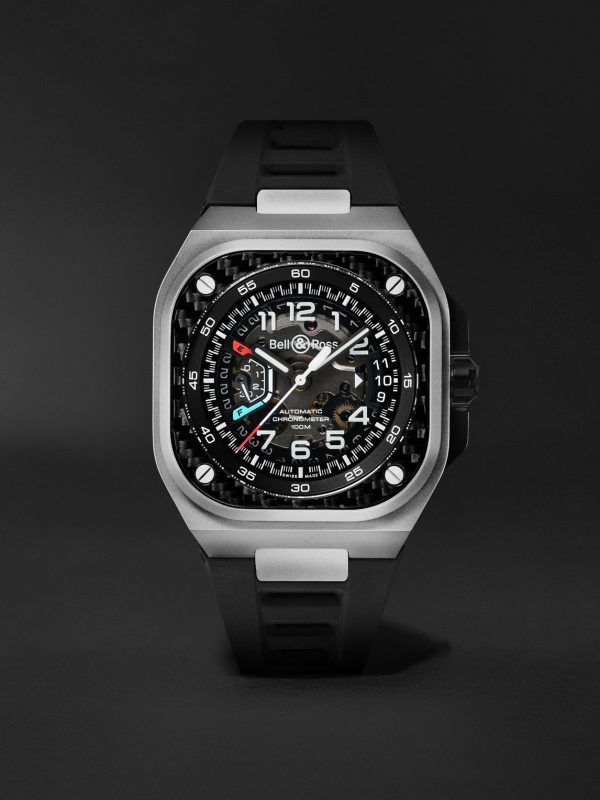 BR-X5 Racing Limited Edition Automatic Chronometer 41mm Steel and Rubber Watch, Ref. No. BRX5R-RAC-TI/SRB BR-X5 Racing Limited Edition Automatic Chronometer 41mm Steel and Rubber Watch, Ref. No. BRX5R-RAC-TI/SRB