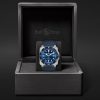 BR-03 Diver Automatic 42mm Stainless Steel and Rubber Watch, Ref. No. BR03A-D-BLU-ST/SRB - E4
