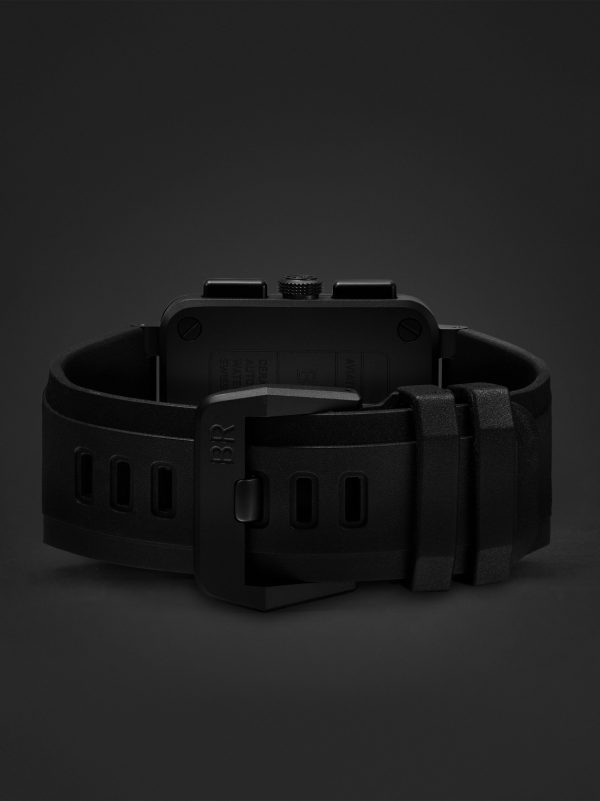 BR 03-94 Automatic Chronograph 42mm Ceramic and Rubber Watch, Ref. No. BR0394-BL-CE - E2 BR 03-94 Automatic Chronograph 42mm Ceramic and Rubber Watch, Ref. No. BR0394-BL-CE - E2