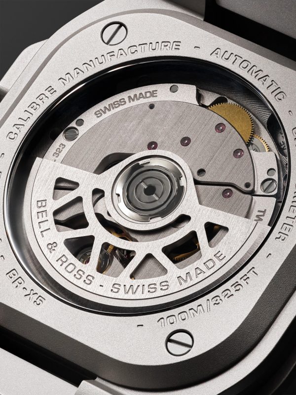 BR-X5 Automatic Chronometer 41mm Titanium and Rubber Watch, Ref. No. BRX5R-BL-TI/SRB - E1 BR-X5 Automatic Chronometer 41mm Titanium and Rubber Watch, Ref. No. BRX5R-BL-TI/SRB - E1