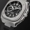 BR-X5 Automatic Chronometer 41mm Titanium and Rubber Watch, Ref. No. BRX5R-BL-TI/SRB - FR BR-X5 Automatic Chronometer 41mm Titanium and Rubber Watch, Ref. No. BRX5R-BL-TI/SRB - FR