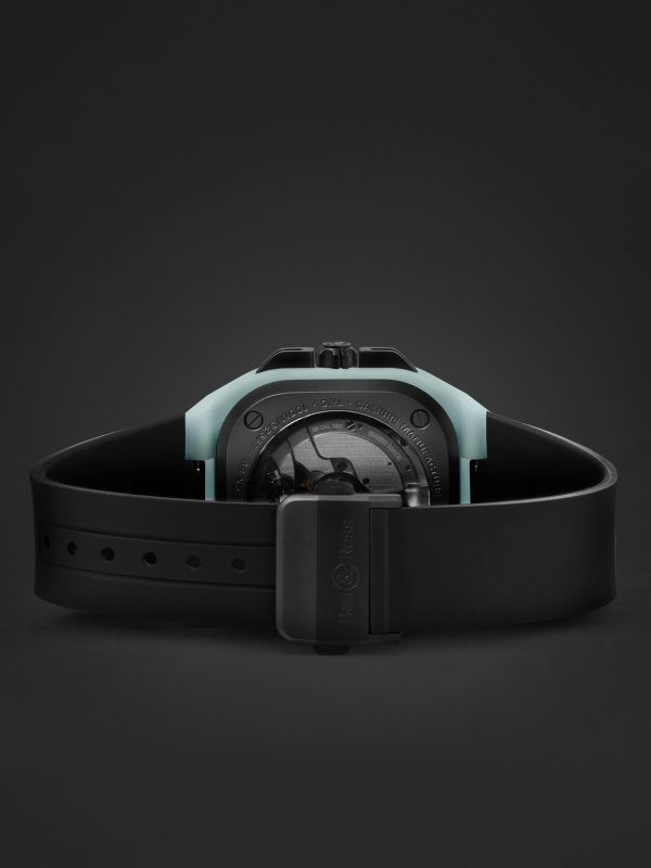 BR-X5 Lum Automatic 41mm Titanium and Rubber Watch, Ref. No. BRX5R-BLUM-TC/SRB - E2