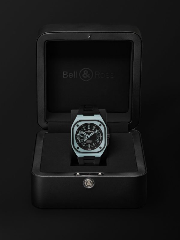 BR-X5 Lum Automatic 41mm Titanium and Rubber Watch, Ref. No. BRX5R-BLUM-TC/SRB - E3