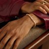 18-Karat Yellow Gold Topaz Tennis Bracelet - OU