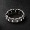 Bezel & Beyond 18-Karat Blackened Gold Diamond Ring - BK Bezel & Beyond 18-Karat Blackened Gold Diamond Ring - BK