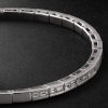 18-Karat White Gold Diamond Bracelet - CU