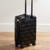 Odyssey 55cm Leather-Trimmed Intrecciato Polycarbonate Suitcase - BK Odyssey 55cm Leather-Trimmed Intrecciato Polycarbonate Suitcase - BK