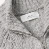 Alpaca-Blend Bouclé Zip-Up Cardigan - CU Alpaca-Blend Bouclé Zip-Up Cardigan - CU