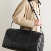 Intrecciato Leather Weekend Bag - E2