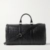 Intrecciato Leather Weekend Bag